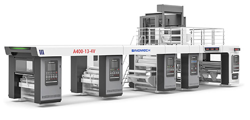 آلة تصفيح رباعي الطبقات خالية المذيبات، موديل A400-13-4V